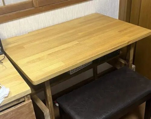 テーブル　①　ハンドメイド　集成材使用 テーブル ① ハンドメイド 集成材使用 【公式通販】