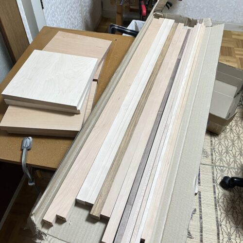 マルトクショップで購入した広葉樹