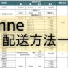 ミンネの配送方法一覧表。最新版。匿名配送、サイズ、料金を網羅
