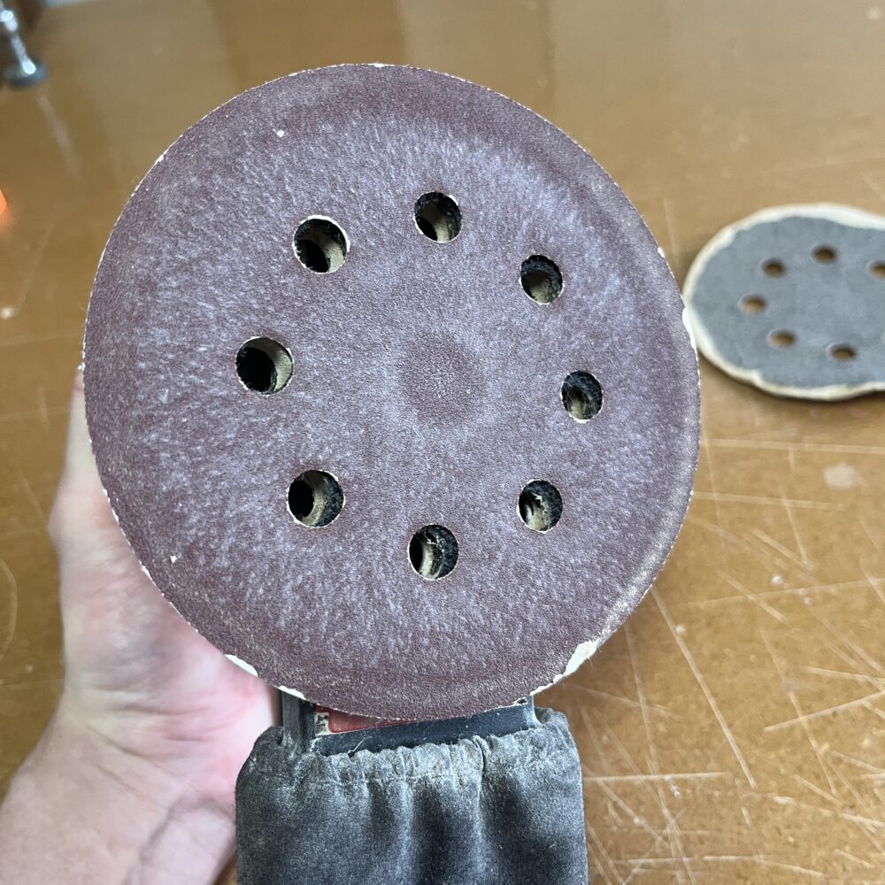 ランダムサンダーのサンドペーパー