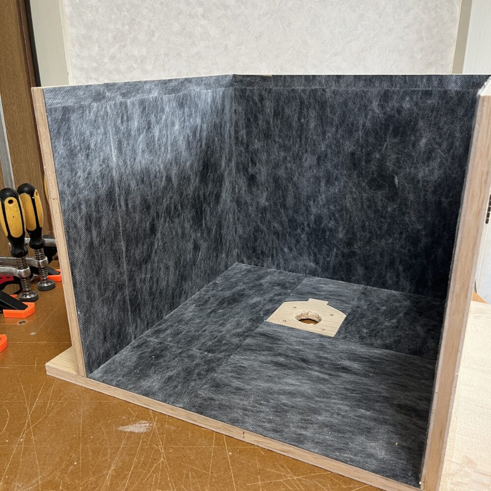 遮音シートを貼った後