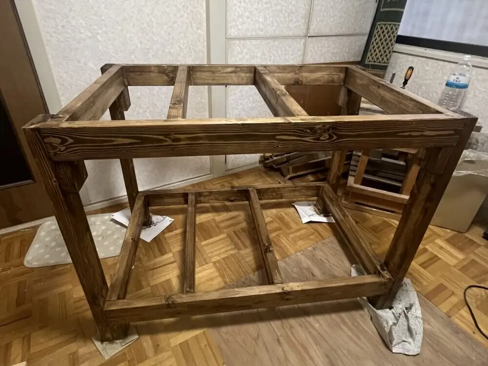 簡単2x4作業台をDIY 図面と組み立て方法を解説 – ヒヨコの