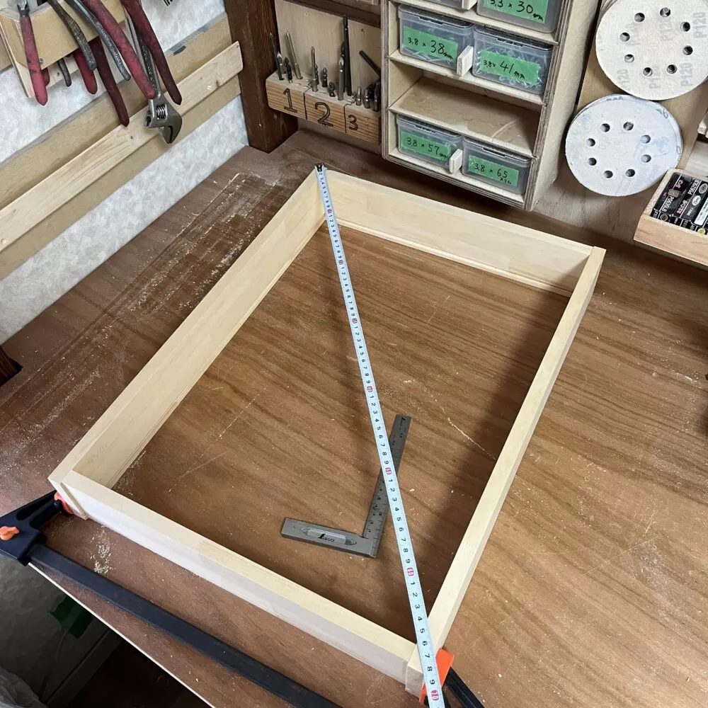 机の引き出し】スライドレールを使ったDIY 図面と作り方の紹介
