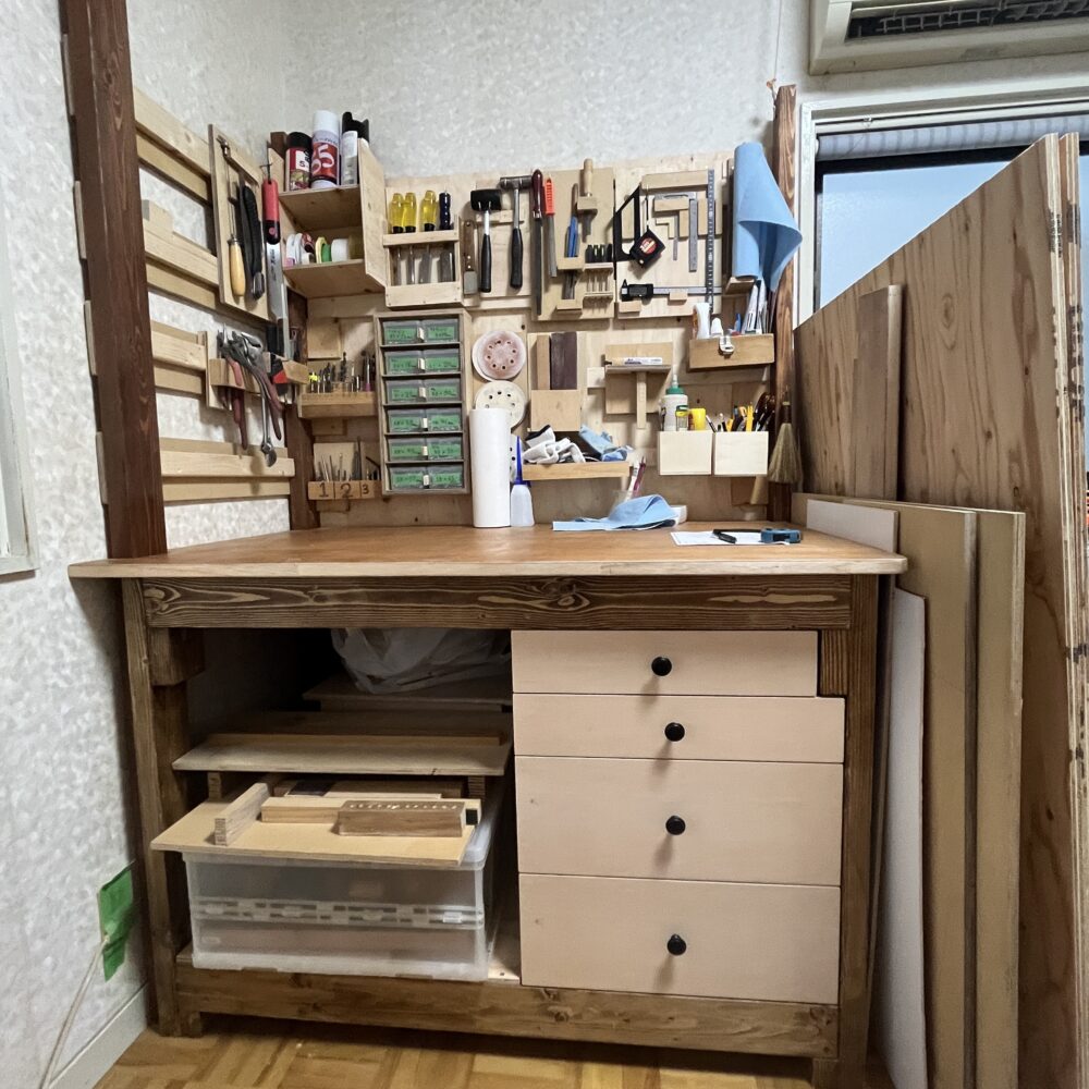 FWH12DALで作った２ｘ４作業台