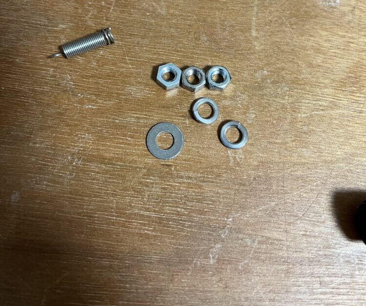 M3608DAのナットやワッシャー