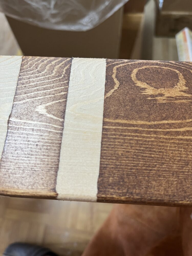 下地240と60のワックスの比較