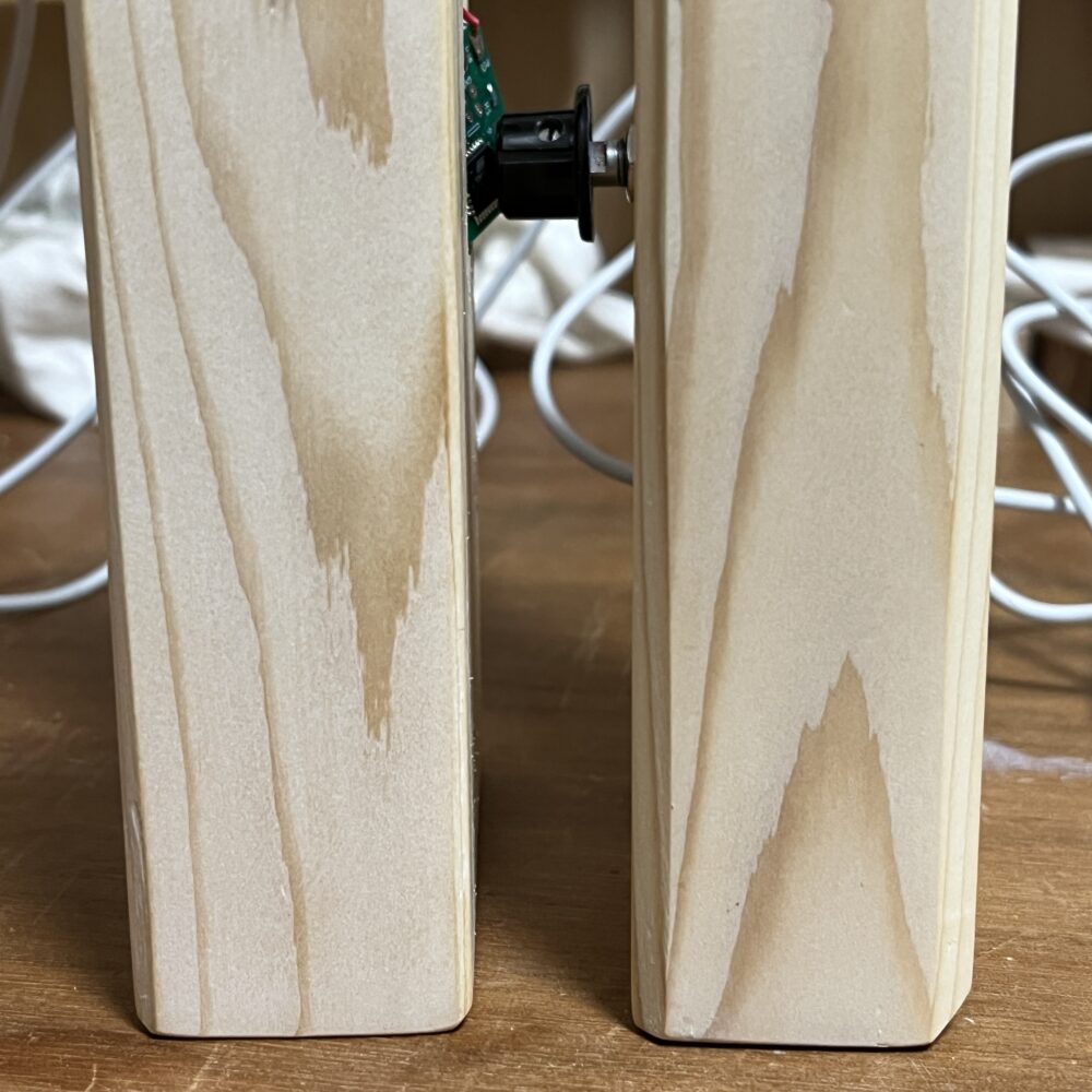 ワックスとオイルの塗装比較