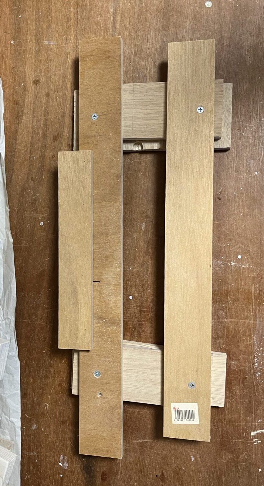 トリマーで木材の厚みを調整する治具