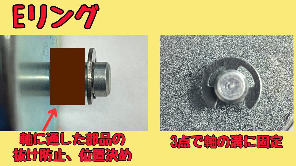 Eリングの使い方