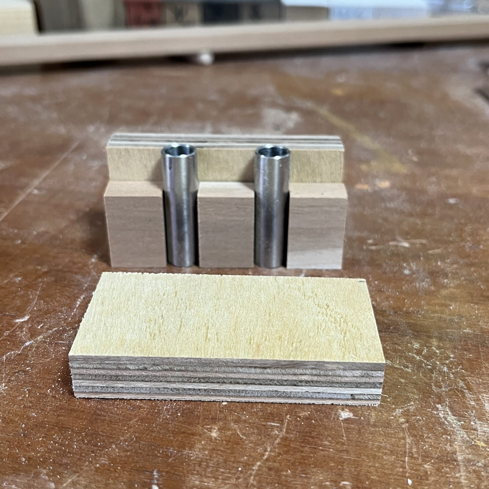 ダボ治具の作り方。仮組。