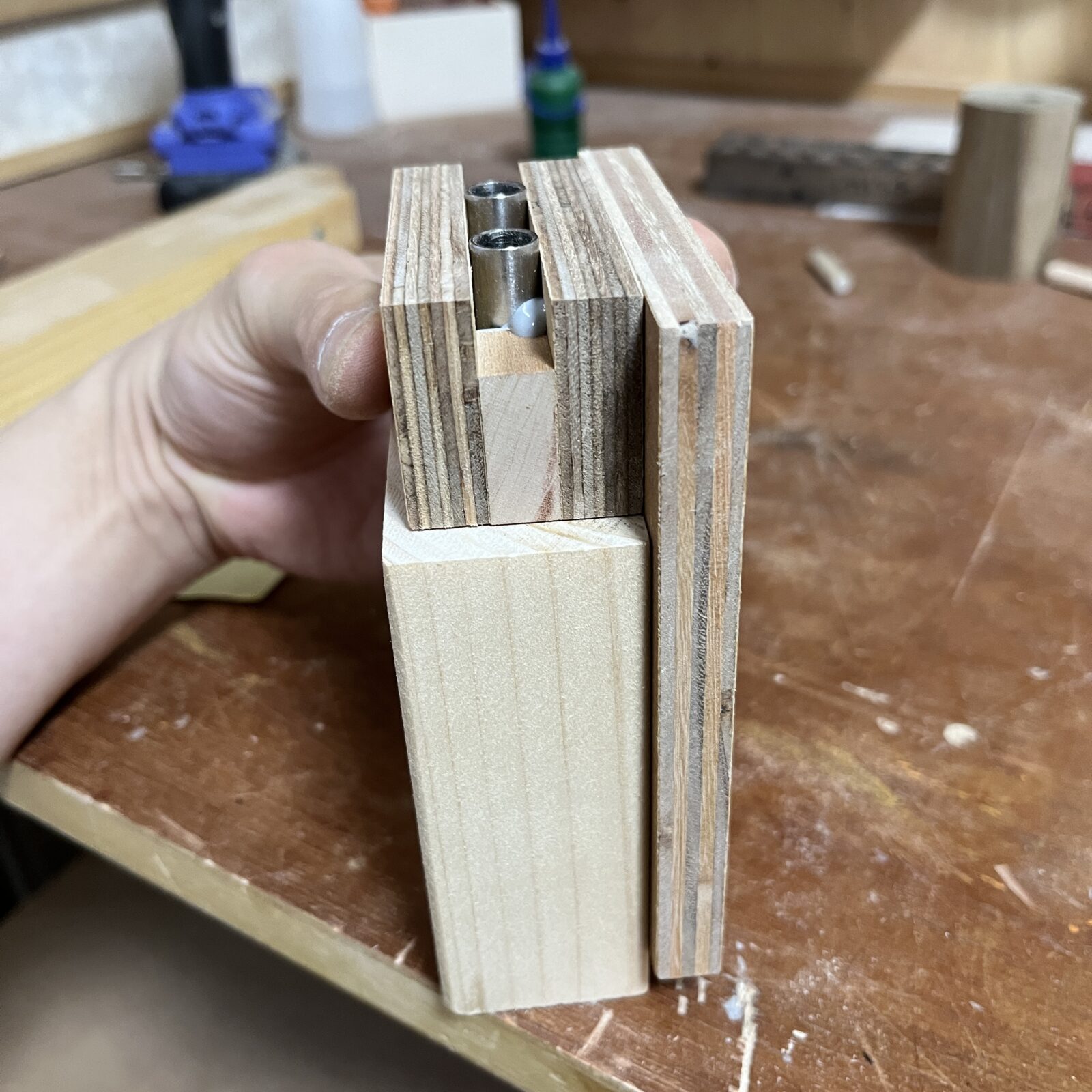 2x4用のダボ治具
