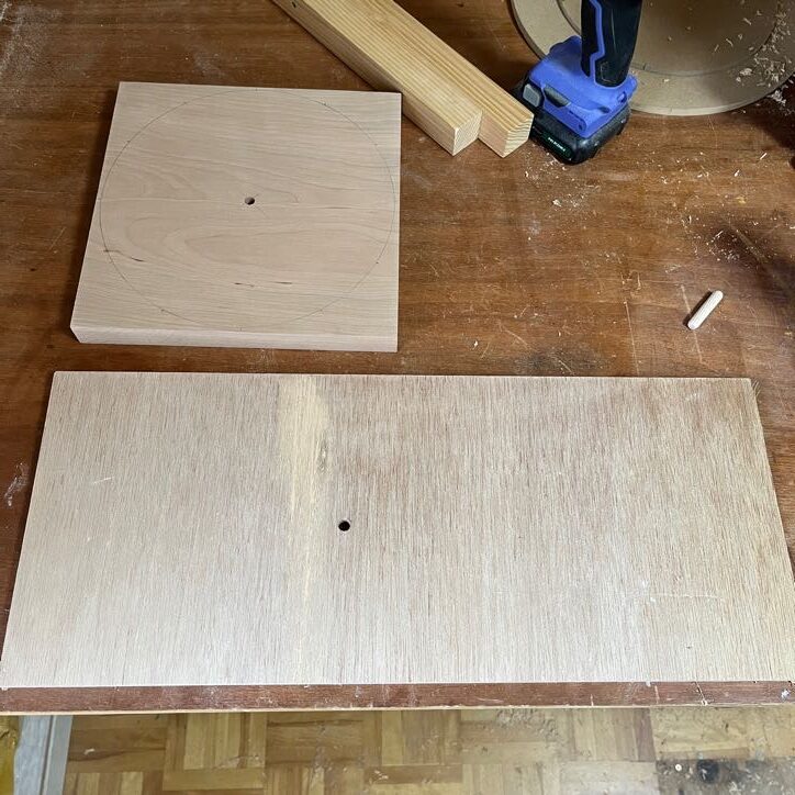 丸ノコで円形加工する治具の作り方